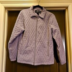 Page & Tuttle Women's Quilted Jacket, Lavender - Size Medium